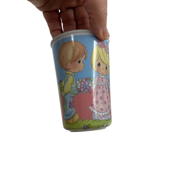 Vintage Precious Moments Kids Plate & Cups Set GIBSON 2006 CRACKED - Picture 6 of 10